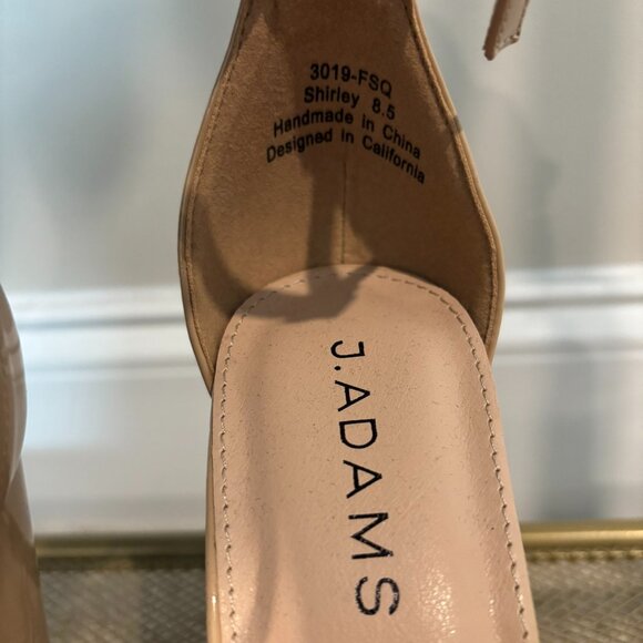 J. ADAMS SHIRLEY ANKLE STRAP HIGH HEELS - Picture 2 of 4